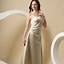 Image result for Champagne Floor Length Bridesmaid Dresses