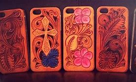 Image result for Hand Tooled Leather iPhone Belt Case