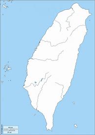 Image result for Taiwan Outline
