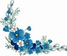 Image result for Rustic Blue Flowers PNG