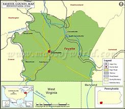 Image result for Fayette County PA Road Map