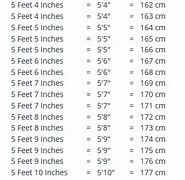 Image result for 178 Cm to Feet