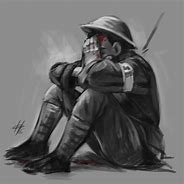 Image result for WW1 Soldier Crying