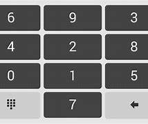 Image result for iOS 8 Number Keyboard