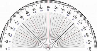 Image result for Printable Protractor 180 Degrees
