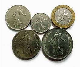 Image result for Pre-Euro French Coins
