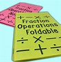 Image result for Fraction Foldable