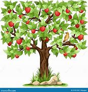 Image result for Realistic Cartoon Apple Tree