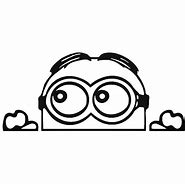 Image result for Minion Stickers with Outline