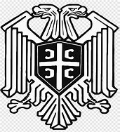 Image result for Serbia Flag Black and White