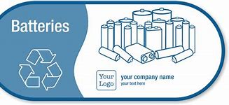 Image result for Print Recycle Battery Label