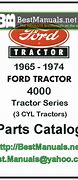 Image result for Ford 4000 Tractor Parts List