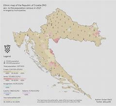 Image result for Croatia Ethnic Map