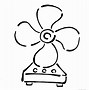 Image result for Fan Drawing Clip Art Black and White
