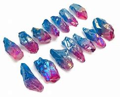 Image result for Rainbow Aura Quartz Crystal