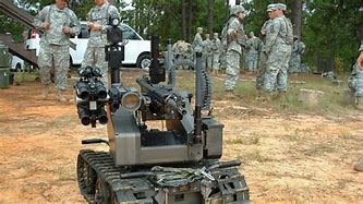 Image result for Machine Gun Robot