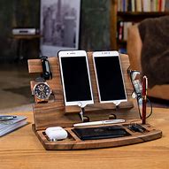 Image result for Multiple Wooden Charging Dock