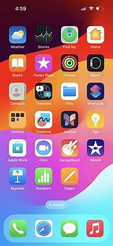 Image result for iPhone Default Home Screen Layout