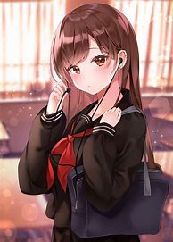Image result for Anime Girl with Brunette Hair