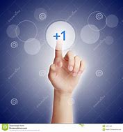Image result for Plus 1 Blue Button