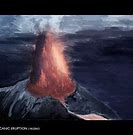 Image result for Volcano Artwork