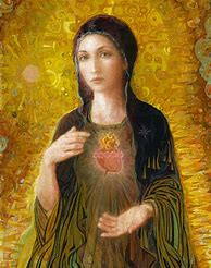 Image result for Catholic Art Sacred Heart