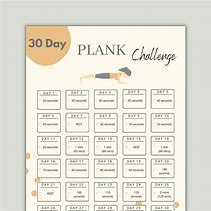 Image result for Plank Challenge Calendar Printable