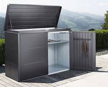 Image result for Steel Outdoor Storage Box