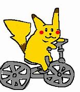 Image result for Gartic Phone Pikachu On a Bike