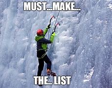 Image result for Making a List Meme