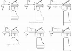 Image result for Grand Piano Side View Drawing