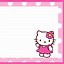 Image result for Hello Kitty Outline Template