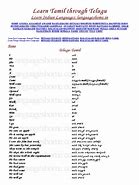 Image result for Learn Tamil through Telugu