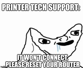 Image result for Printer and Computer Meme