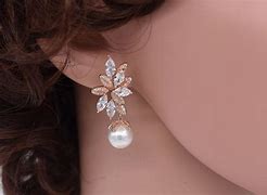 Image result for Rose Gold Earrings Jewelry