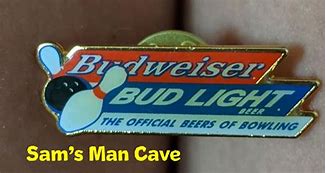Image result for Budweiser Metal Bowling Sign