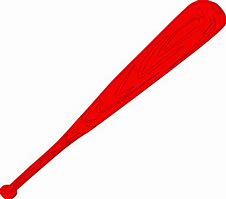 Image result for Red Baseball Bat Outline