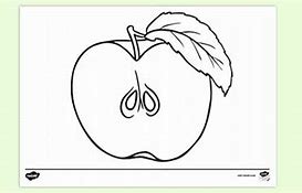 Image result for Apple Cut in Half Temlate