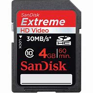 Image result for SanDisk 4GB SDHC Memory Card