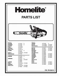 Image result for Homelite Chainsaw Repair Manual