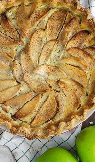 Image result for Apple Custard Pie