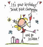 Image result for Happy Birthday Pink Champagne