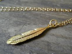 Image result for Necklace with Jewel D Feather at the End