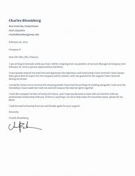 Image result for 10 Day Resignation Letter