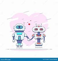 Image result for Robot Love Drawing