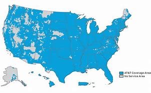 Image result for AT&T and Verizon Coverage Map