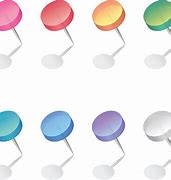 Image result for Colorful Push Pin Clip Art