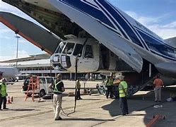 Image result for MI 8 in a Cargo Plane