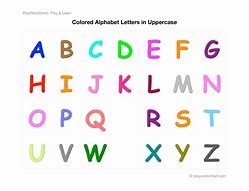 Image result for Colorful Printable Letters