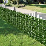 Image result for Artificial Ivy Willow Fence